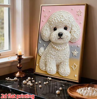 Preview: Diamond Painting Malteser Welpe